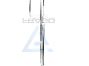 High-quality Semken Delicate Dissecting Forceps by Benz, made of stainless steel for precise tissue dissection in surgery.
