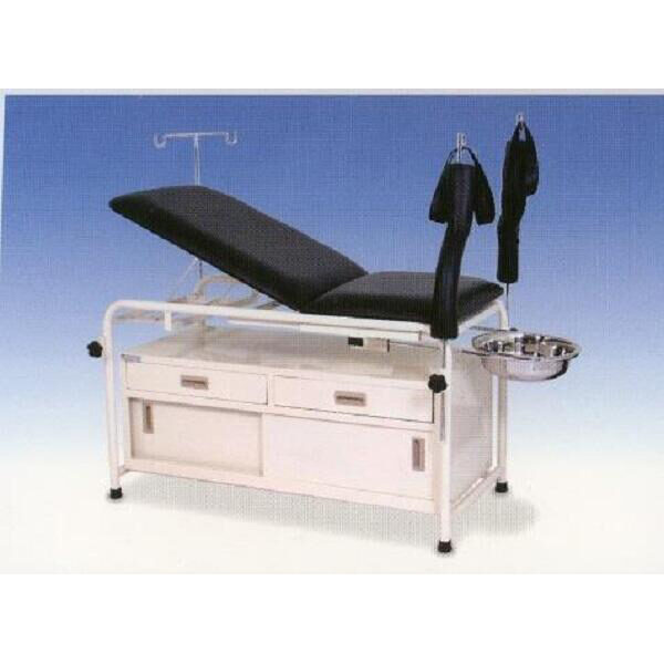 GYNAE / EXAMINATION COUCH C/W CABINET & 2 DRAWERS