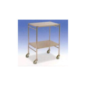 INSTRUMENT TROLLEY - DETACHABLE STAINLESS STEEL SHELVES