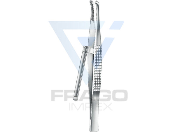 Childe's approximation forceps, with clip holder 7" (18cm)