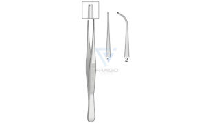 Graefe iris forcep 1.5mm tip Tooth (Fig 1-2)