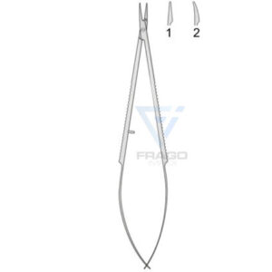Castroviejo needle holder without lock 14.5cm Fig 1-2