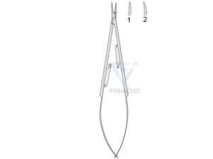 Castroviejo needle holder with lock 14.5cm Fig 1-2