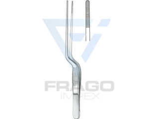 Lucae's ear dressing forceps, (14cm)