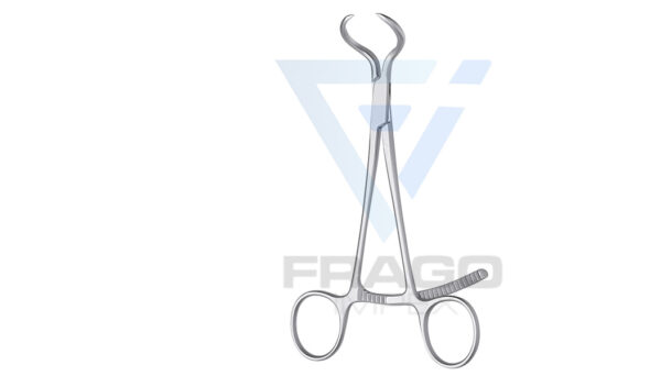 Finger repositioning forcep, with long ratchet 15cm
