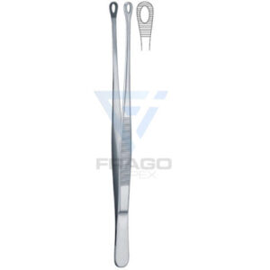 Tuttle thoracic thumb forceps 9" (23cm)