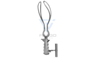 Neville Barnes Obstetrical Forceps with Traction Handle – Stainless Steel Delivery Instrument