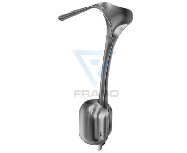 Auvard's vaginal speculum with removable weight