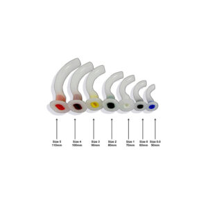 Guedel Airways – Oropharyngeal Airway Device with Color-Coded Bite Blocks