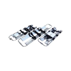 ALUMINIUM FOLDING SCOOP STRETCHER (W/3 STRAPS)