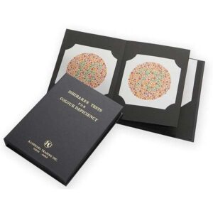 Ishihara Colour Deficiency Test Book (38-Plates) Ishihara Test Book , ishihara book , test book . eye test book