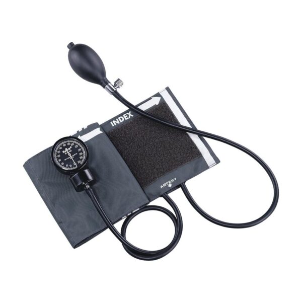 Spirit CK-110 Aneroid Portable Sphygmomanometer – Deluxe Nylon Cuff with Storage Pouch