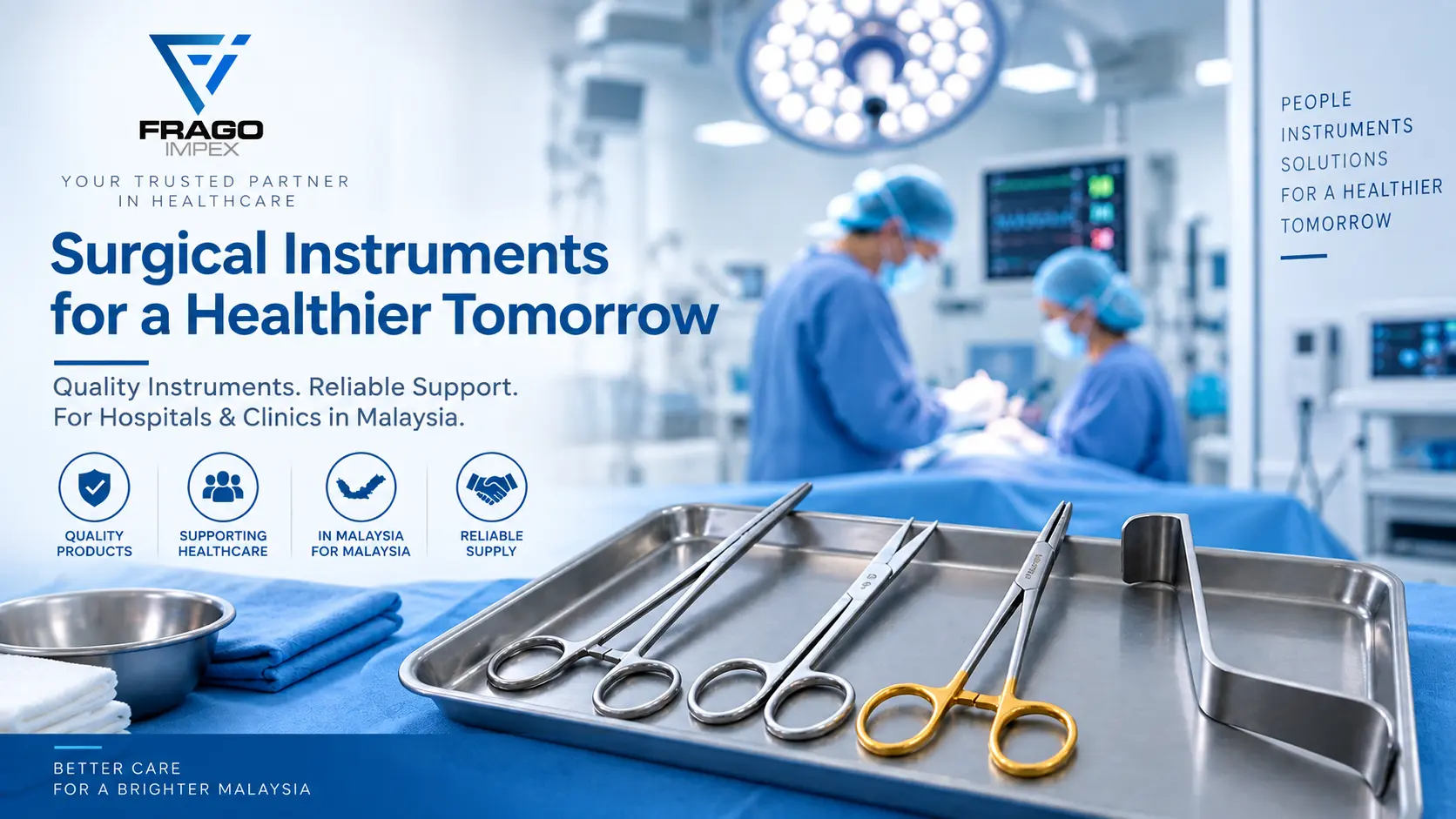 Surgical instrument supplier in Malaysia for hospitals and clinics
