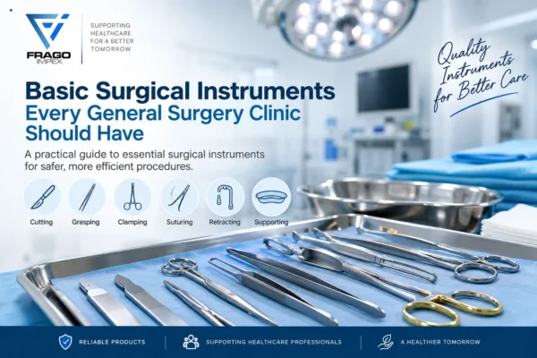 Basic surgical instruments every general surgery clinic should have